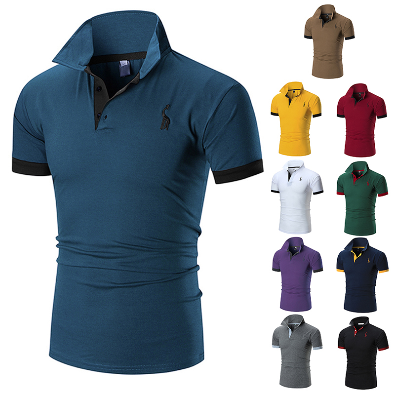 men polo shirts 2017夏装新款男士短袖POLO衫休闲半截袖小衫