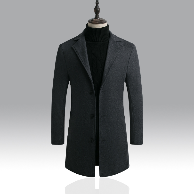 Mens winter jackets Trench Coat man jacket men Overcoat