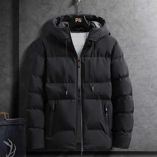 Winter Men s Cotton Jacket Mens Hooded Casual Short Coat