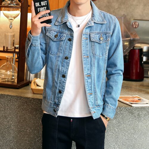 DENIMJACKETJEANSBLACKMEN
