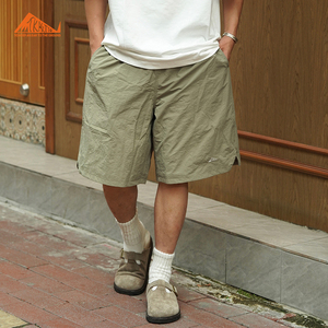 TKAETTG短裤男夏季日式户外防水速干沙滩裤CityBoy宽松休闲短裤男