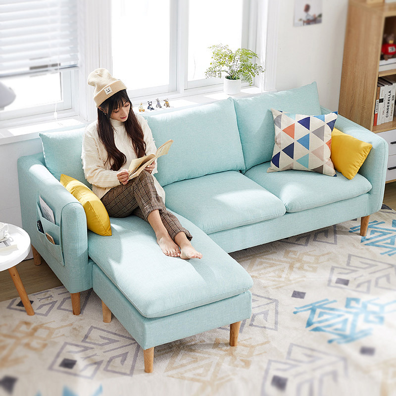 北歐沙發小戶型三人位簡約小客廳家具出租房用ins網紅款布藝沙發在類目 住宅傢俱, 沙發類, 布藝沙發中 - 來自Buy2taobao.com提供專業的淘寶代購服務