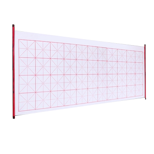 毛笔字水写布米字格书法布练字专用毛笔字帖练毛笔字的水洗布小学生套装成人沾水清水练书法速干空白仿宣纸