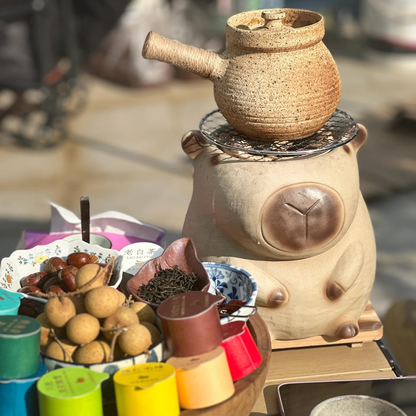 卡通可爱煮茶炉围炉煮茶炭炉茶具