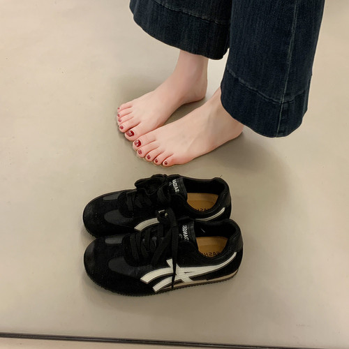 2026春百搭轻便平底德训鞋女