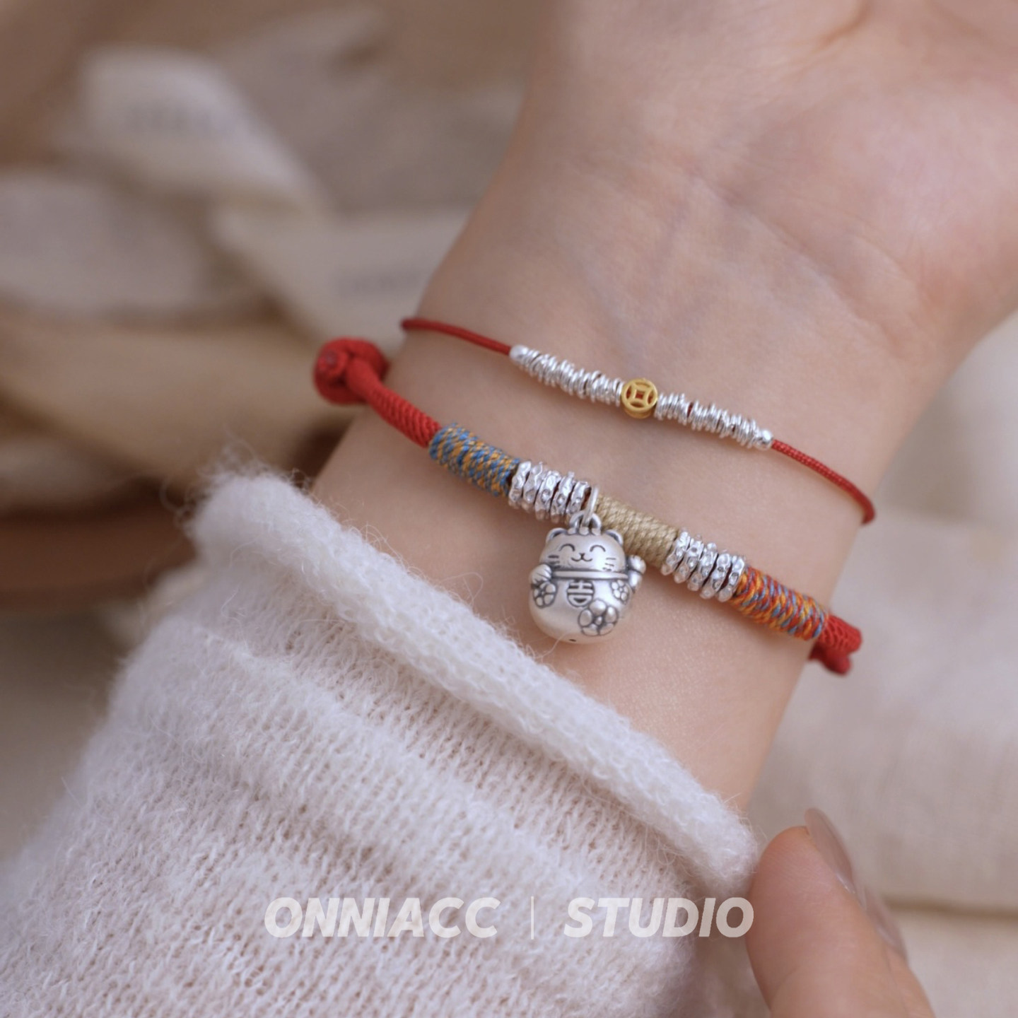 铜钱马上有钱转运好运红绳手链女纯银编织轻奢小众高级感本命年,饰品/流行首饰/时尚饰品新,银饰手链,淘宝优惠券,粉丝福利购,淘宝优惠卷