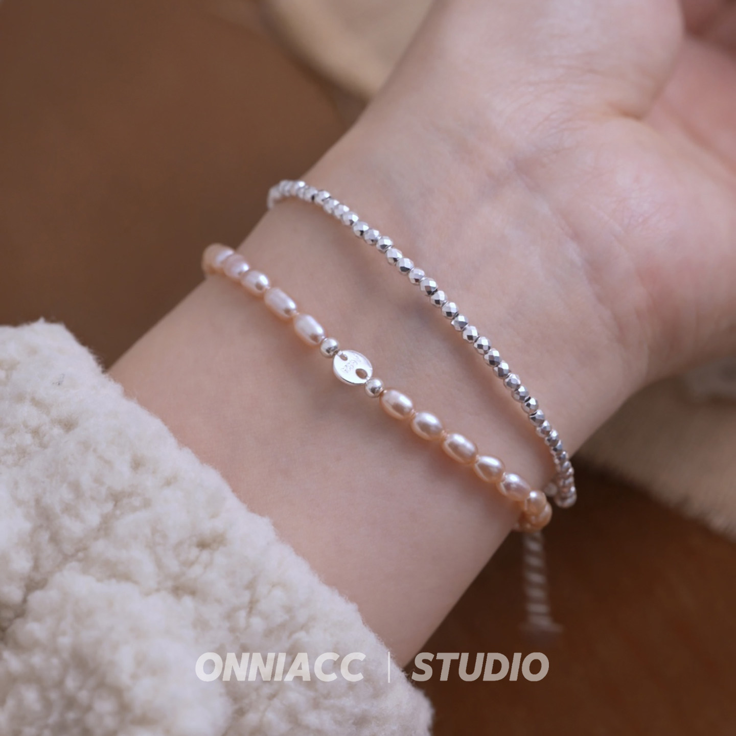 天然珍珠椭圆手链女手饰纯银高级感轻奢小众精致2026年新款弹力绳,饰品/流行首饰/时尚饰品新,银饰手链,淘宝优惠券,粉丝福利购,淘宝优惠卷