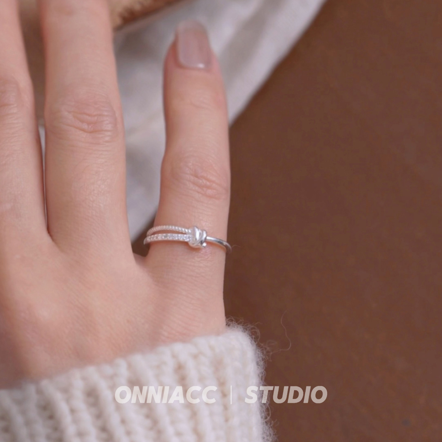 水钻打结蝴蝶结戒指女尾戒小拇指纯银高级感轻奢小众2026年新款,饰品/流行首饰/时尚饰品新,银饰戒指,淘宝优惠券,粉丝福利购,淘宝优惠卷