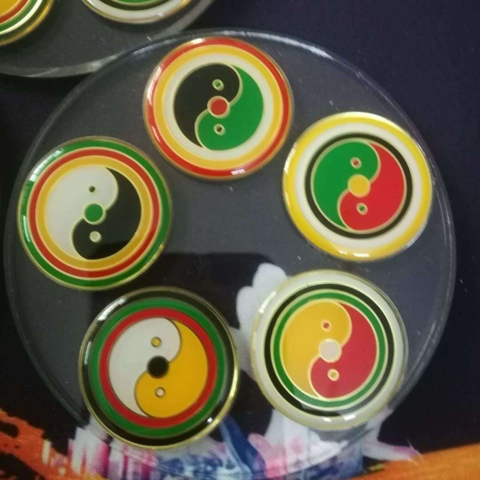 厂家生产五龙震 万字符太极盘潘氏江氏盘9公分现货 小五龙镇现货