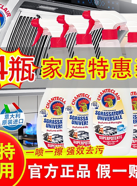 意大利chante clair大公鸡头管家进口油烟机清洁剂强效去重油污净