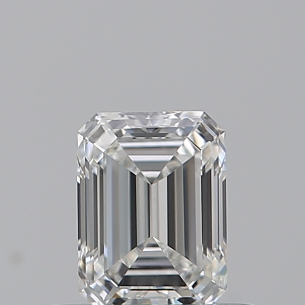 CY宝饰 GIA证书0.50克拉F色VS1祖母绿形裸钻裸石