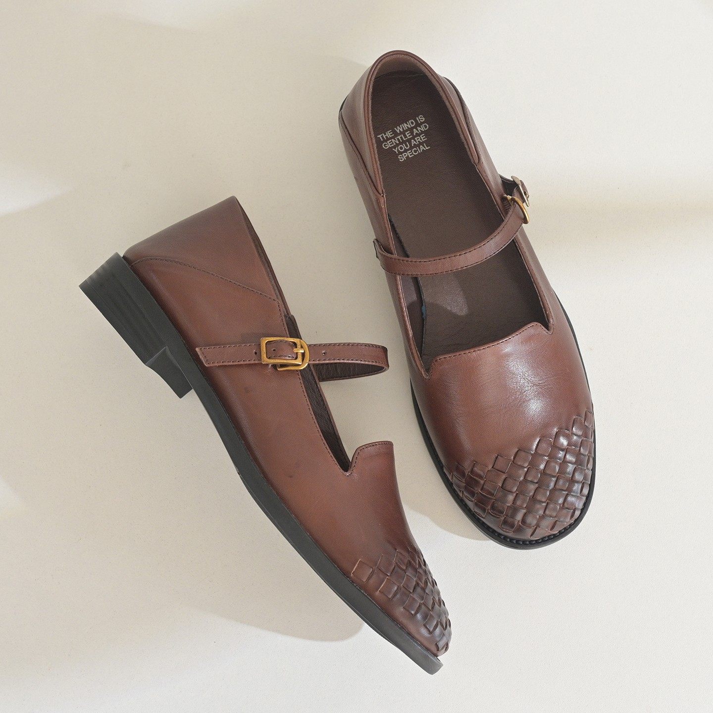 步享法式复古一字带玛丽珍鞋女圆头平底真皮可踩脚深口单鞋小皮鞋,女鞋,玛丽珍鞋,淘宝优惠券,粉丝福利购,淘宝优惠卷