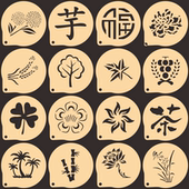 4寸芋字软欧包面包撒粉模具 饰 蛋糕图案喷花模糖粉筛印花模造型装