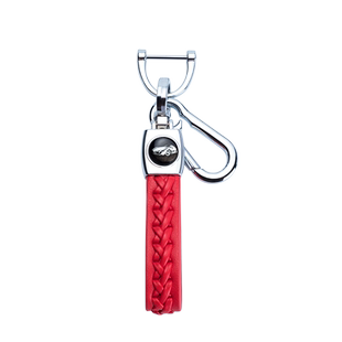 编织皮绳汽车钥匙扣商务男士女防丢手机号码牌DIY挂件创意锁匙链