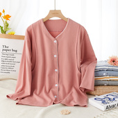 哺乳秋装 月子服家居睡衣 外出上衣秋冬孕妇产后喂奶衣纯棉单件长袖