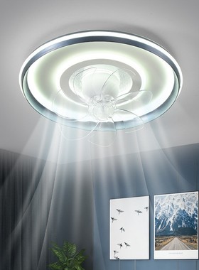 110VTaiwan ceiling fan light creative and simple LED fan lig