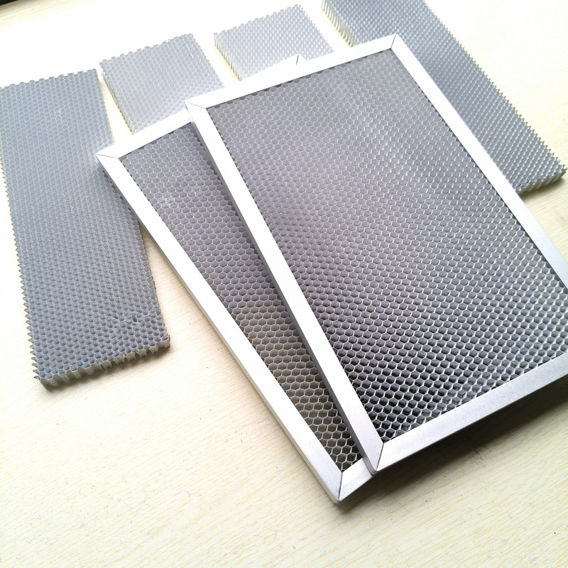 紫外线除臭氧光触媒铝基滤网UV光催化板网工业废气环保材料除甲醛