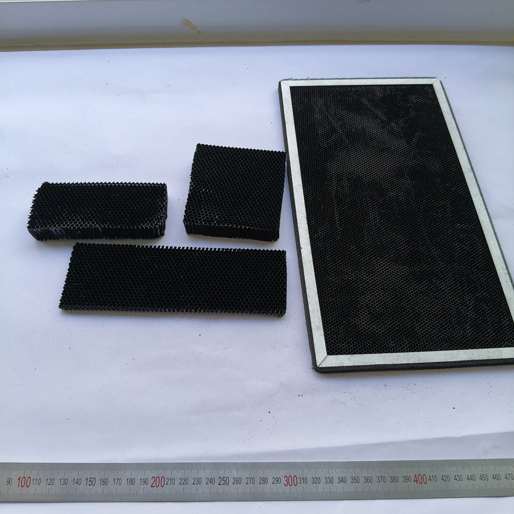 现货高效除氧过滤网 高质量铝蜂窝除臭氧过滤网光触媒铝基过滤网