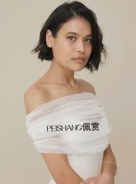 佩赏新娘婚纱披肩礼服年会外搭
