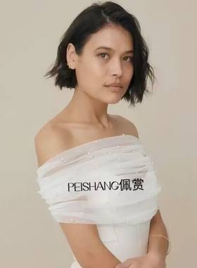 佩赏新娘婚纱披肩礼服年会外搭