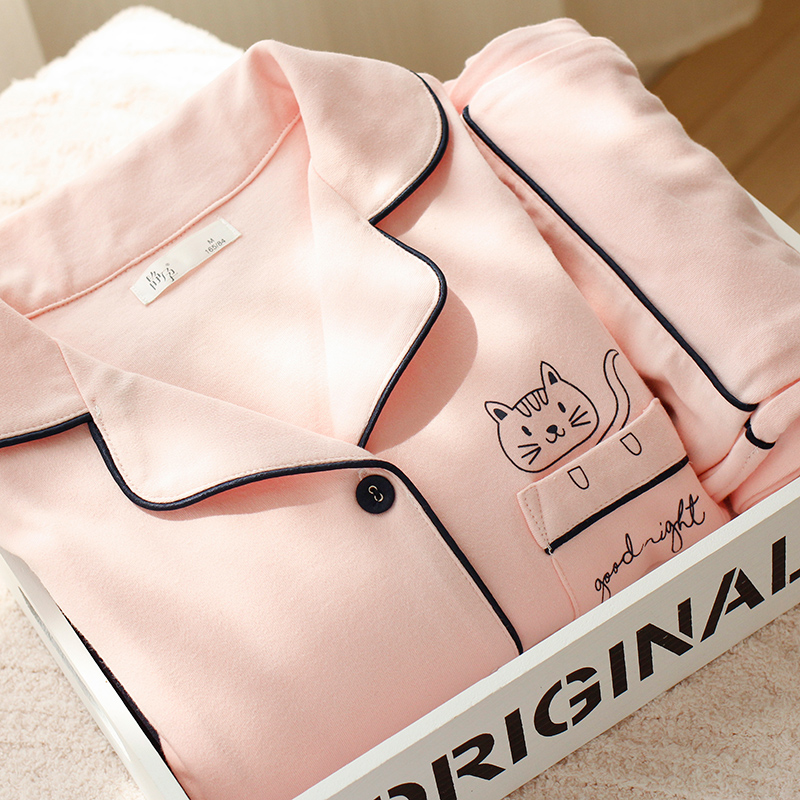 月子服秋冬季纯棉产后孕妇睡衣春秋10月份11哺乳12秋季产妇怀孕期