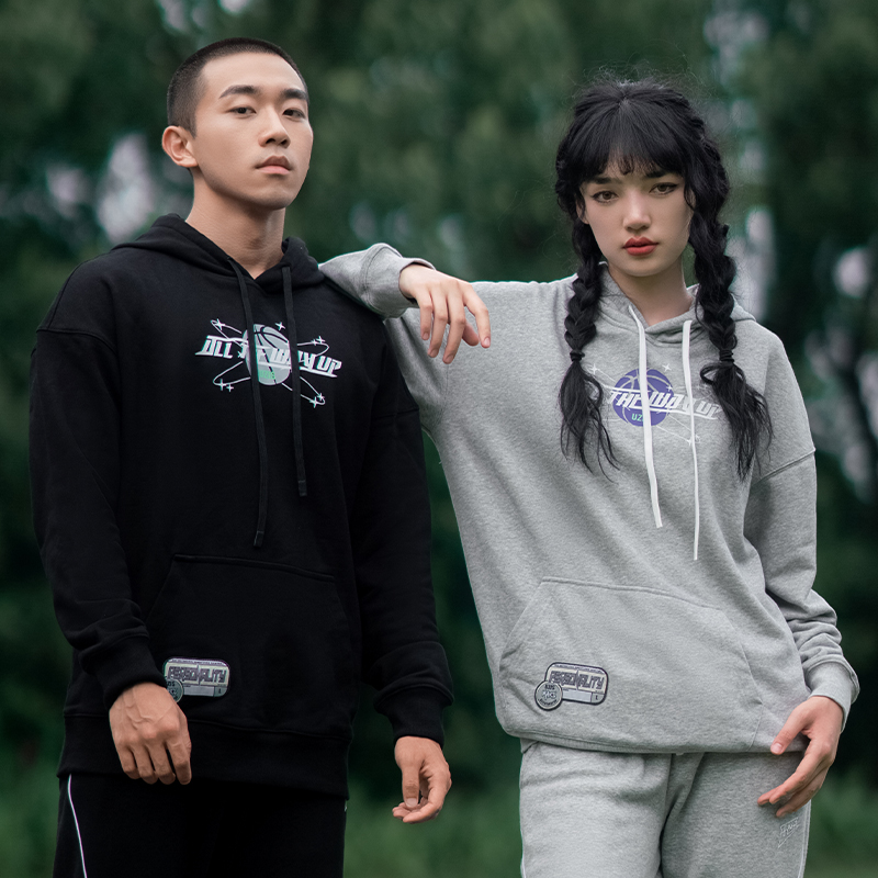 有志者UZIS连帽卫衣男篮球训练