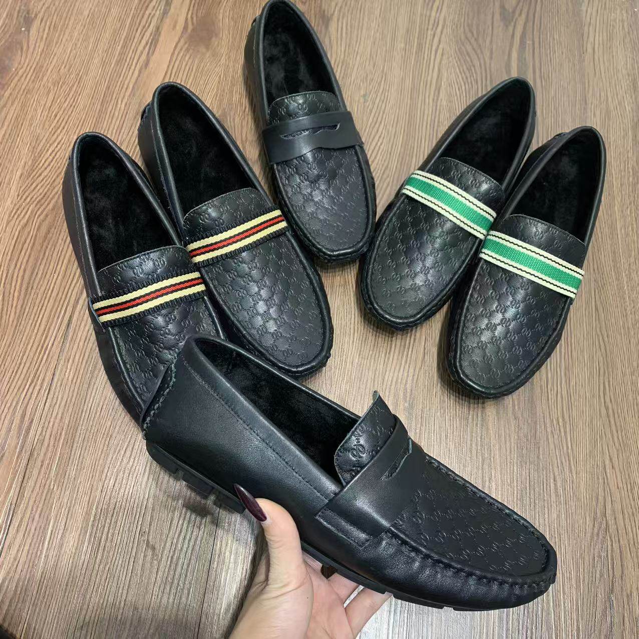 2025冬季厚款加绒豆豆鞋