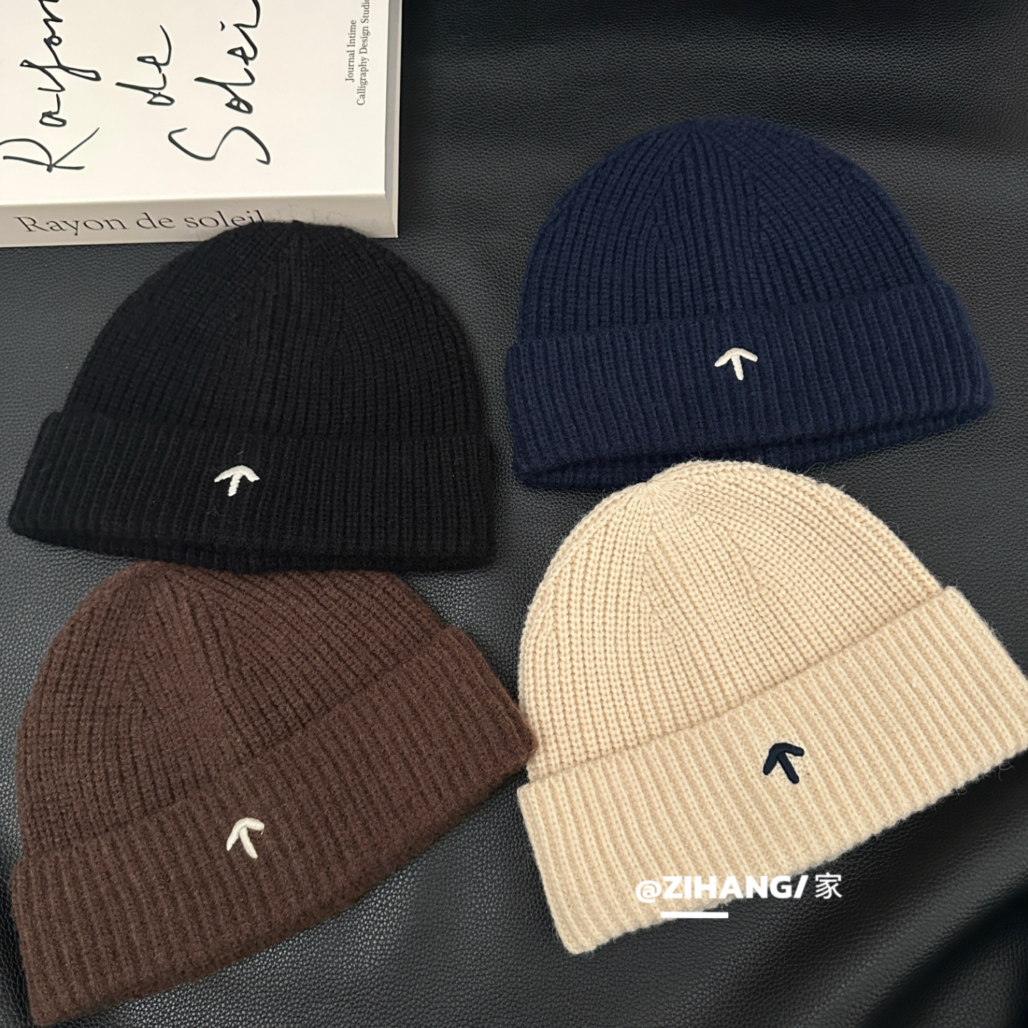 日系街头潮人嘻哈雅痞针织帽子男女秋冬保暖百搭毛线帽瓜皮帽冷帽