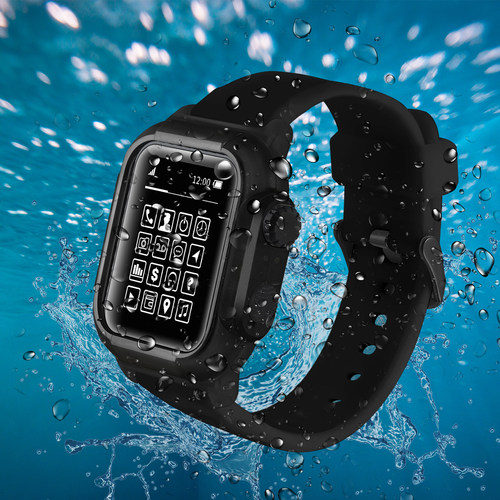iwatch手表带游泳潜水套装保护壳