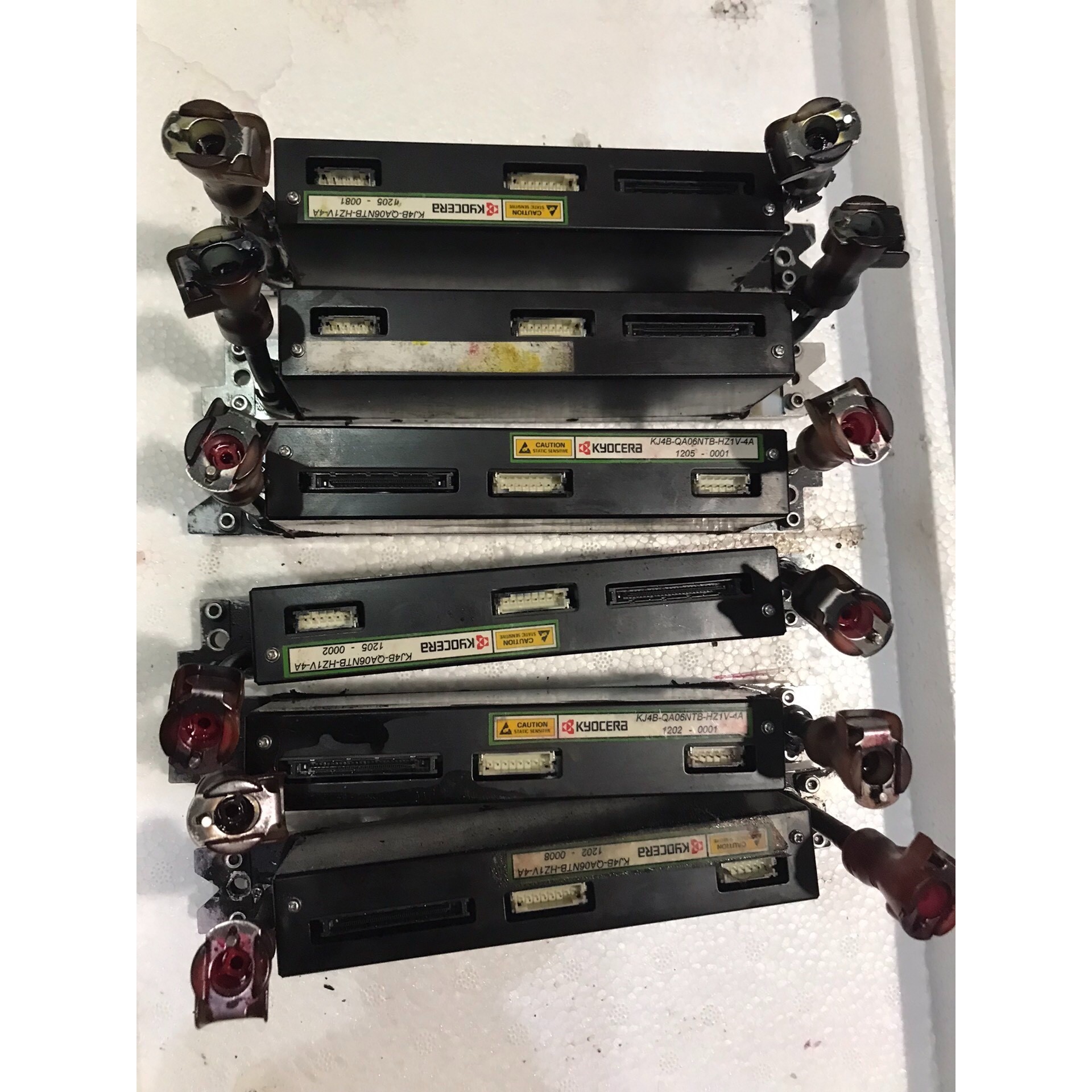京瓷kyocera 喷头KJ4B-QA06NTB ,二手拆机