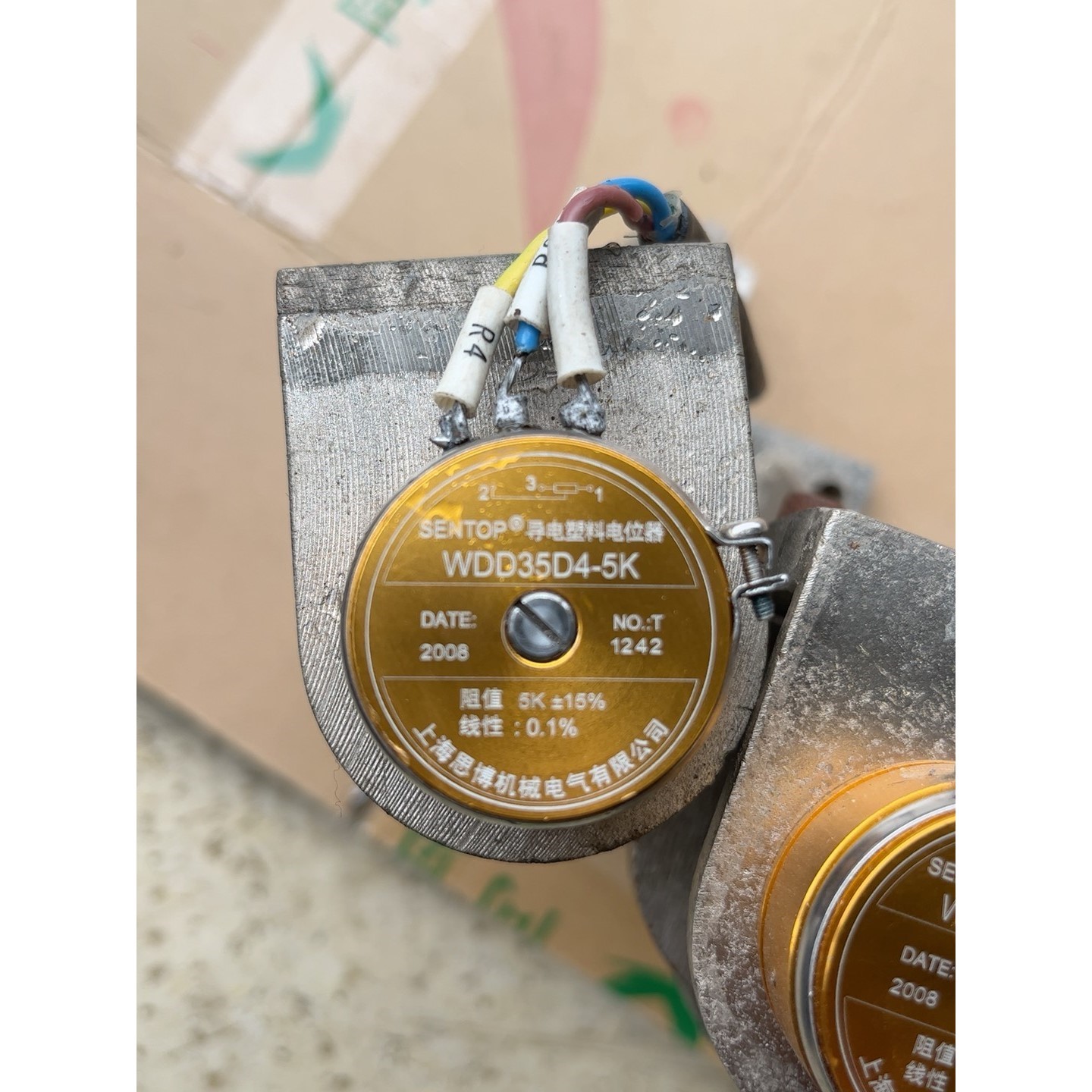 二手电位器.WDD35D4-5 K.有3个