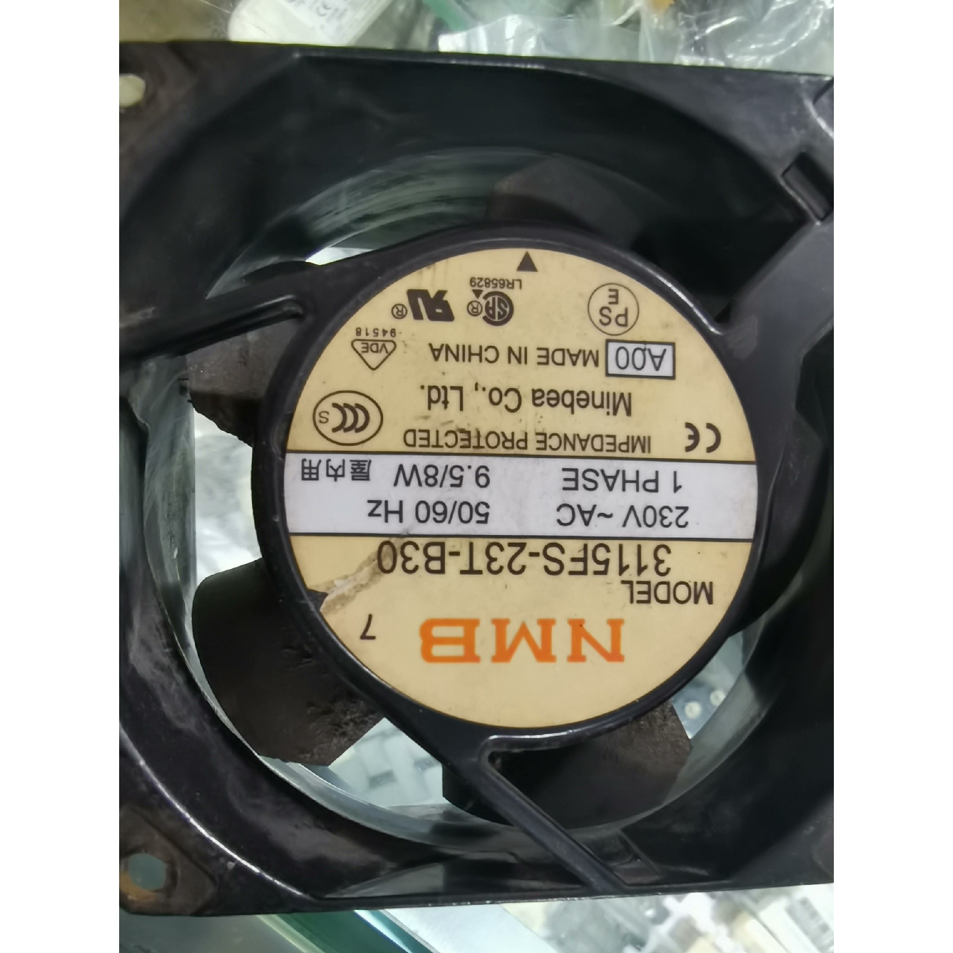 NMB风机,3115FS一23T一B30,共5只