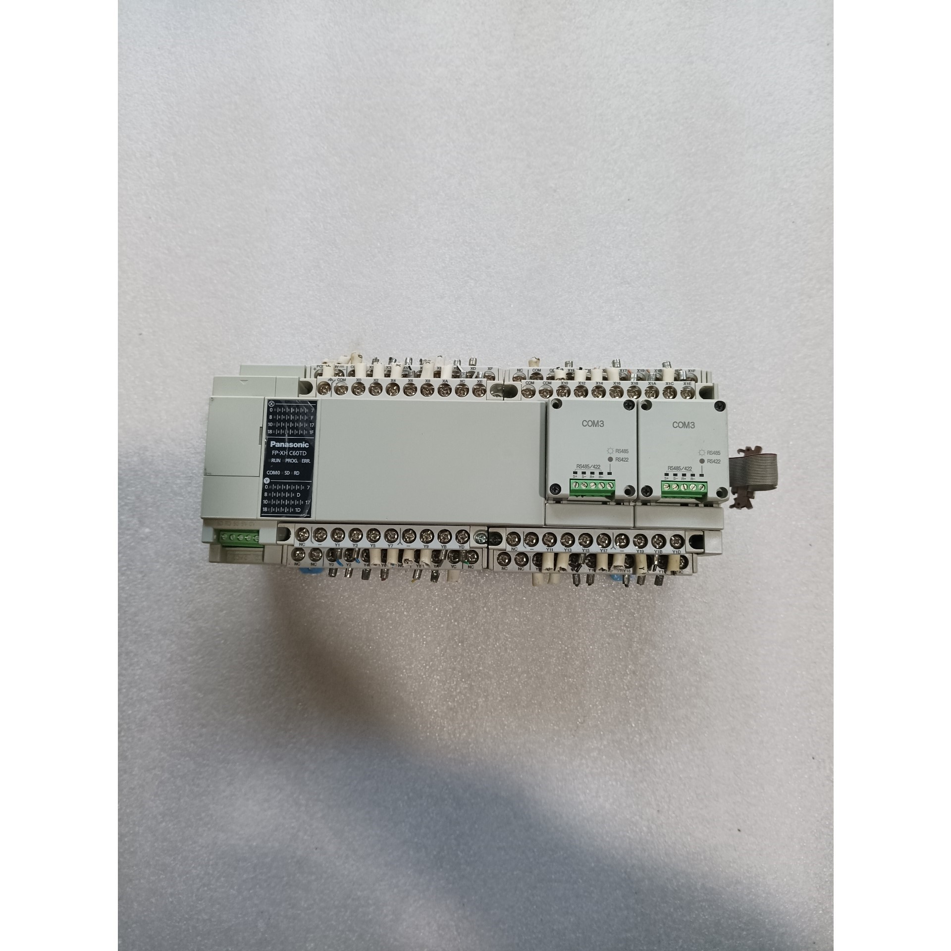 AFPXHC60TD-F拆机编程含两个模块COM3,成色