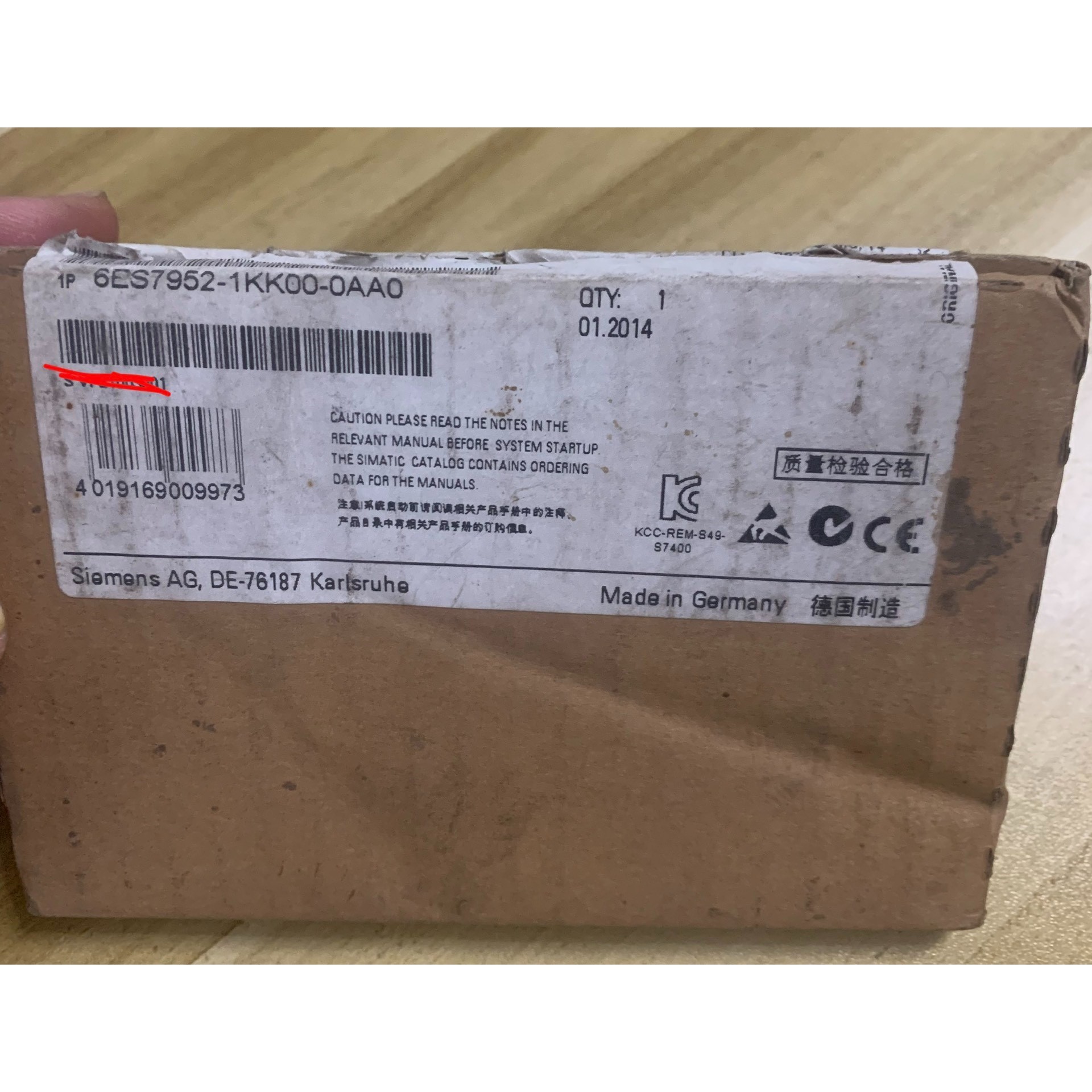 6ES7952-1KK00-0AA0+全新仅开封+实弹的来+