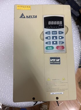 VFD055V43A-2二手拆机台达变频器5.5KW 380