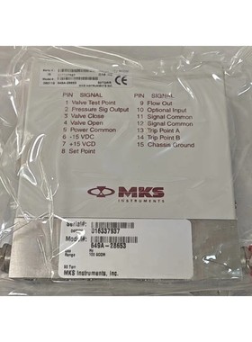 MKS质量流量计 型号649A-28653 氦气He 100