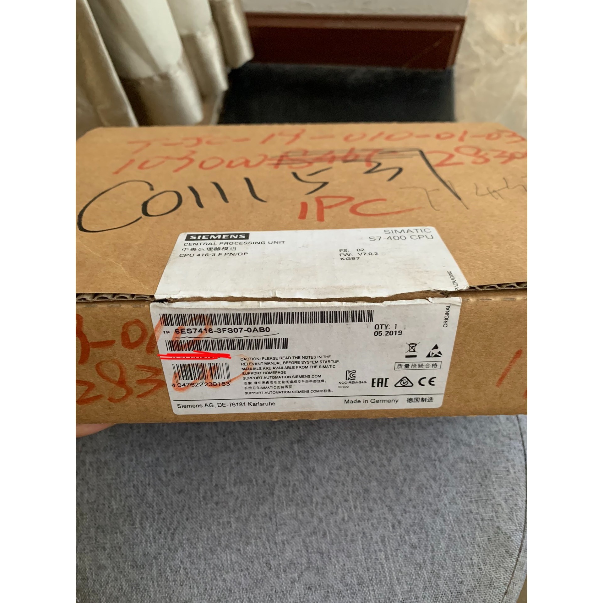 6ES7416-3FS07-0AB0 19年全新原装仅开封