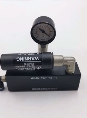拆机BIOMEDIC真空发生器VSL-10带WIKA压力表0