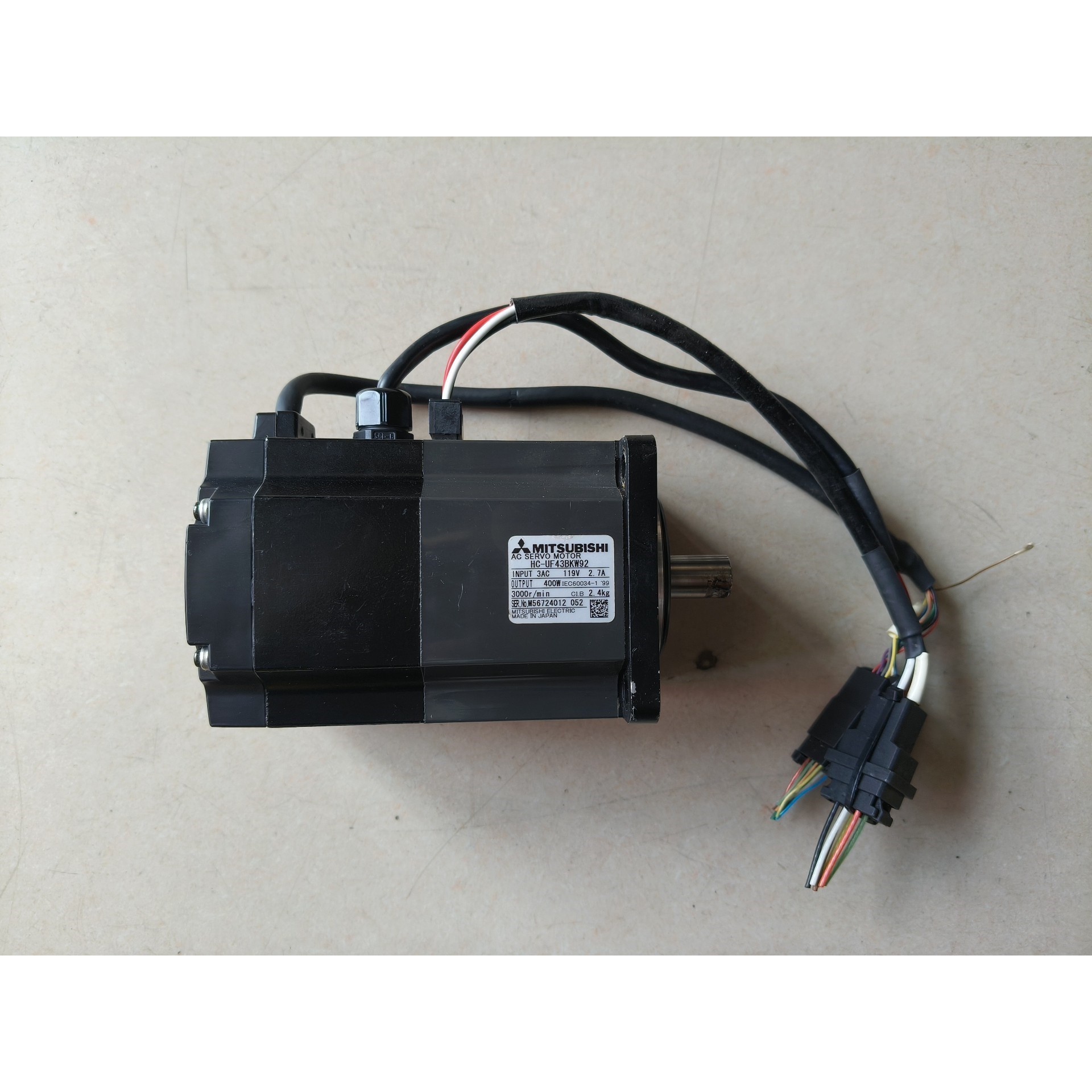 HC-UF43BKW92电机  拆机货 成色如图 功能包好