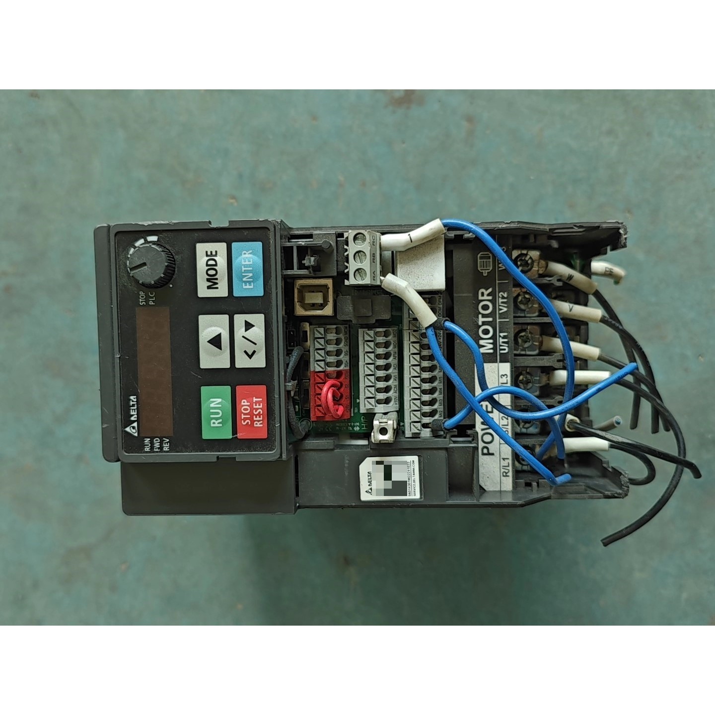 台达变频器VFD9A0MS43ANSAA,22年款,型号是M