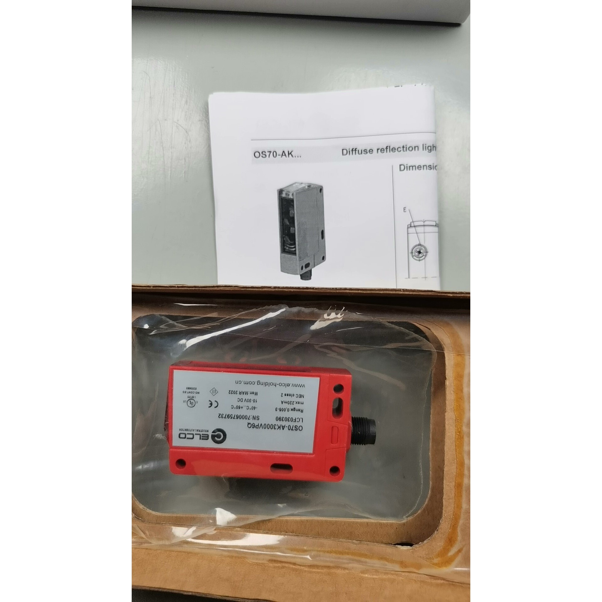 宜科 OS70-AK3000VP6Q LCF030390光电