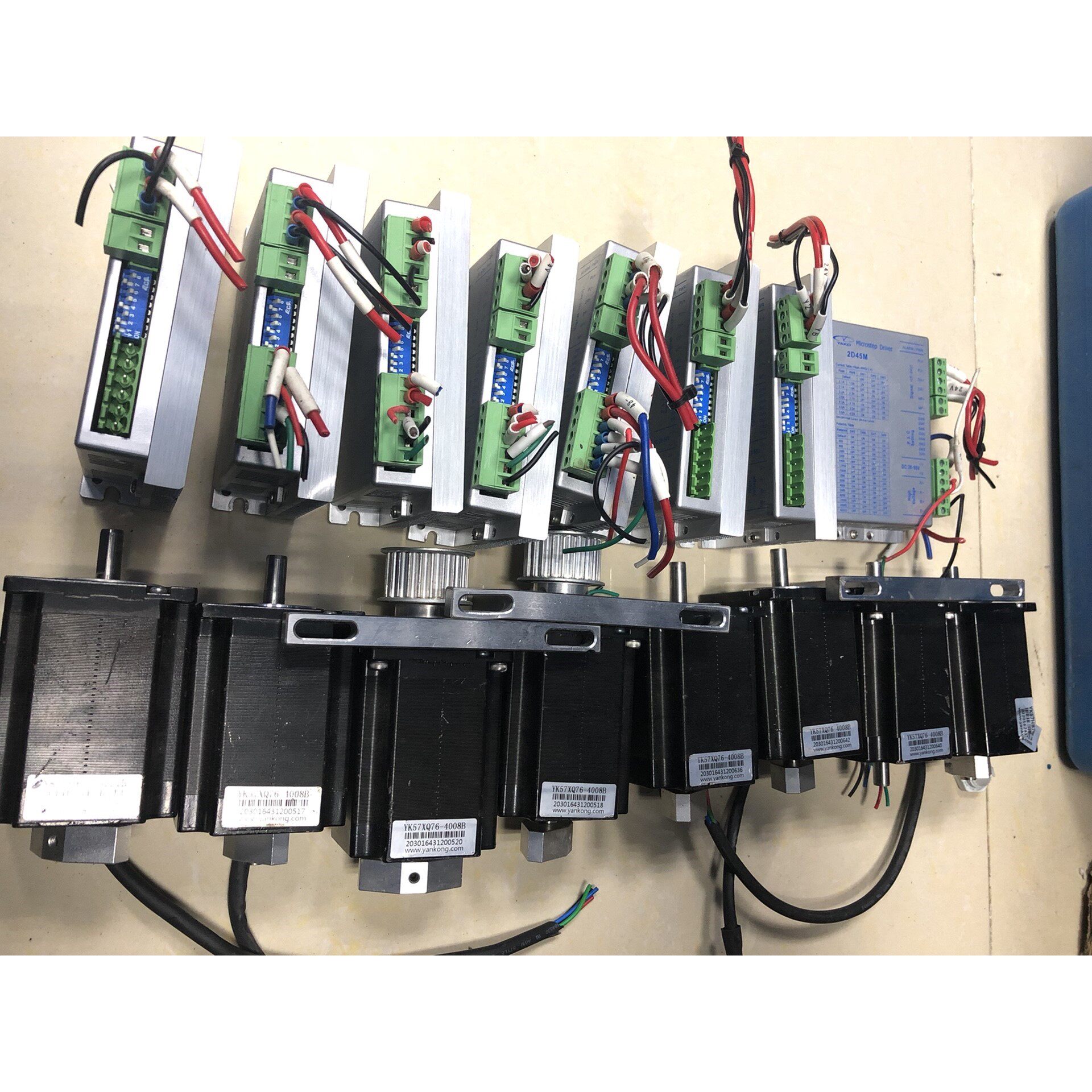 研控86开环步进电机2D68MH,电机12牛米 有3套,九成