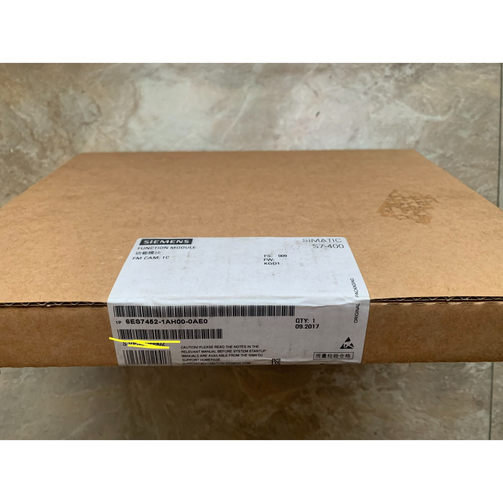 6ES7452-1AH00-0AE0 17年全新原装未开封,