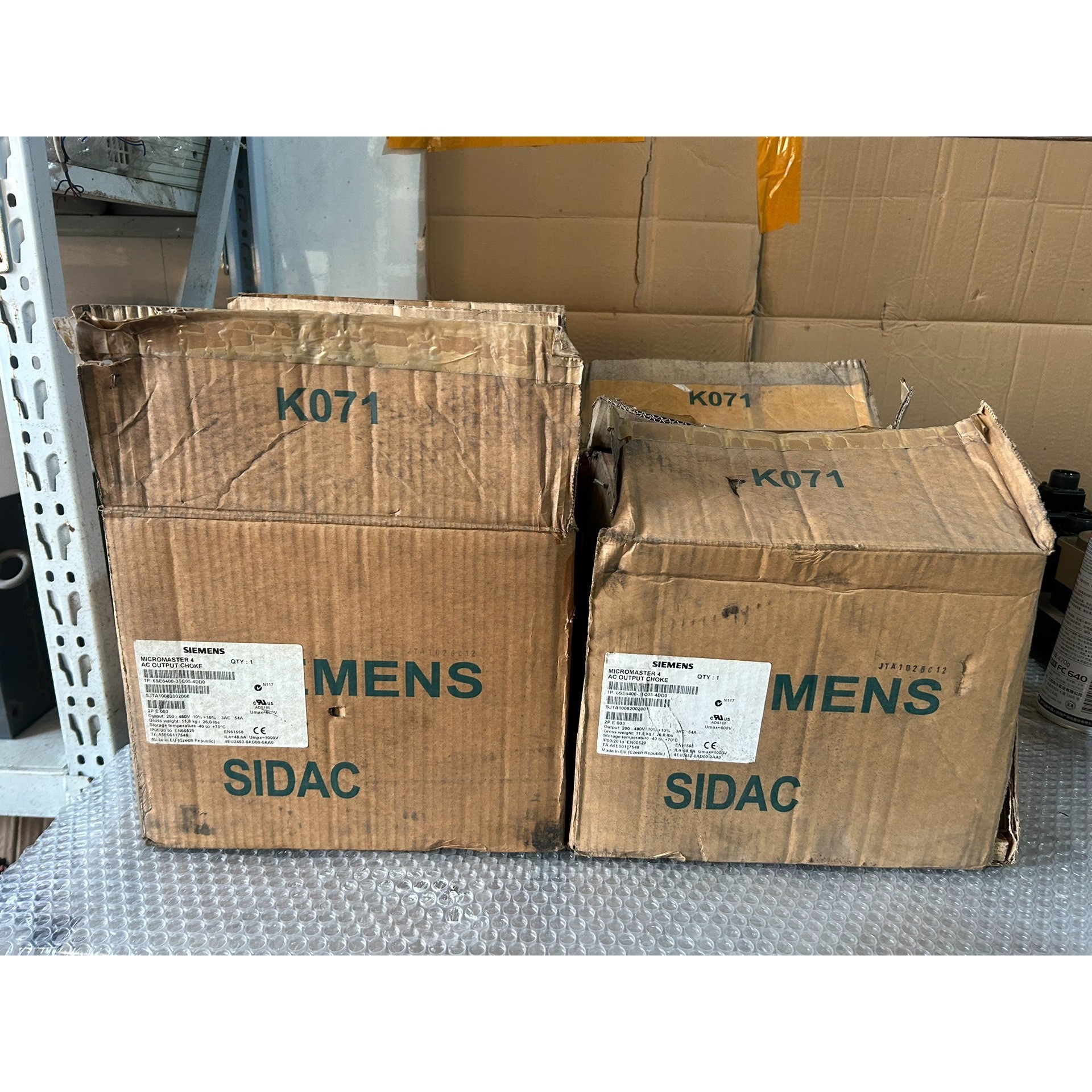 原装6SE6400-3TC05-4DD0电抗器,库