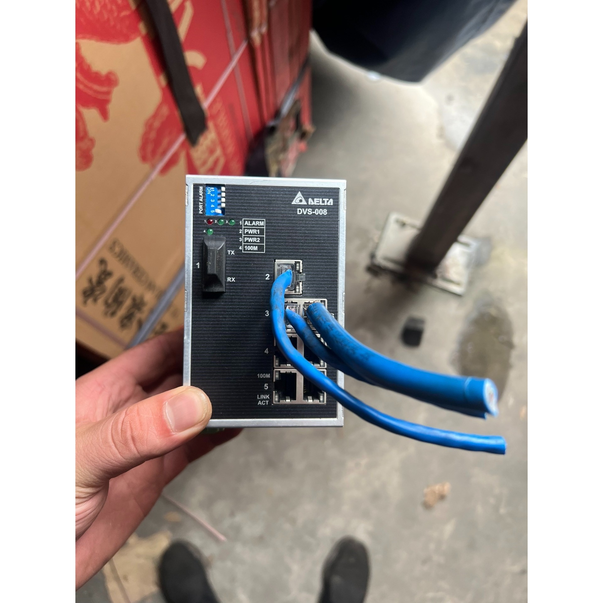 台达交换机,DVS-008W01-SC01  二手拆机,成色