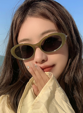 防紫外线猫眼欧美女可以配近视