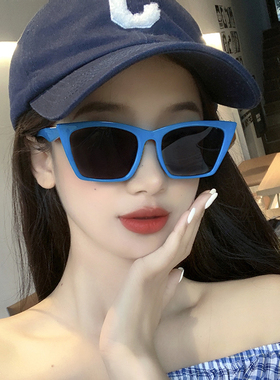猫眼复古小框三角形夏海边防晒