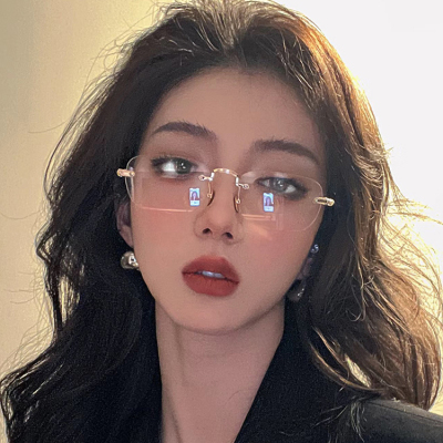 无框欧美风女商务男女款