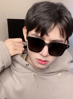 男方形男磨砂绿色偏光