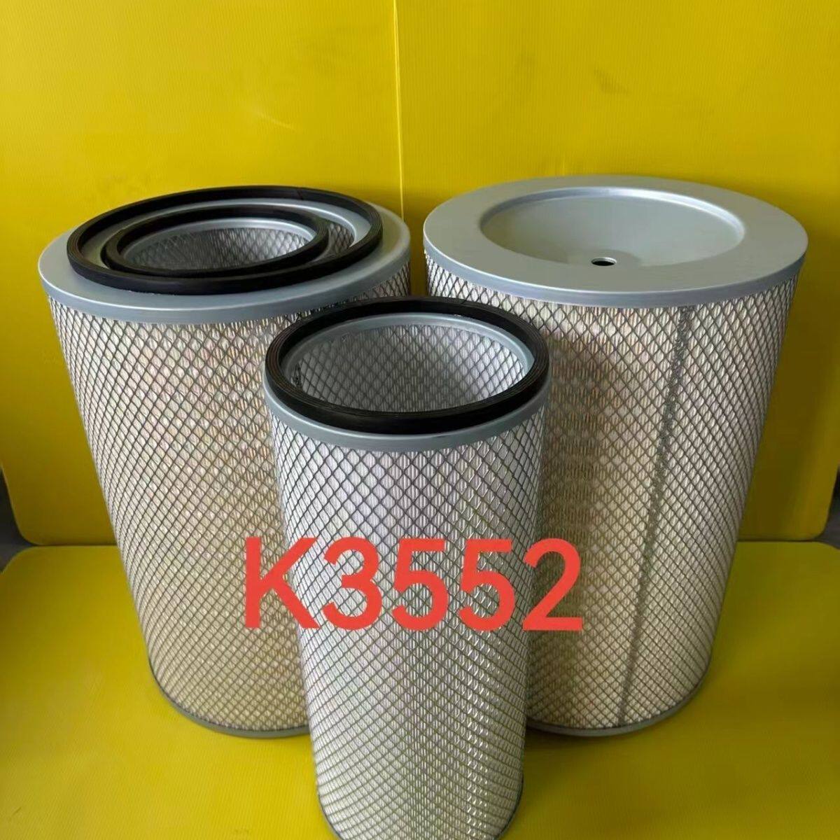K3552铁盖红岩杰狮C500E空滤3552自卸车520/560马力油滤总成空滤